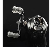 Jotekonoby Pomello per mulinello da 20 mm, ultra leggero, per mulinelli da pesca Daiwa Spin e Baitcasting, in nylon rinforzato con impugnatura antiscivolo, design ergonomico per (nero)