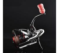 Jotekonoby Pomello per mulinello da 20 mm, ultra leggero, per mulinelli da pesca Daiwa Spin e Baitcasting, in nylon rinforzato con impugnatura antiscivolo, design ergonomico per (rosso)