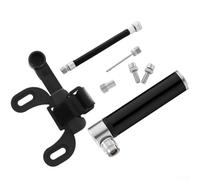 Jotekonoby Pompa per bicicletta per mountain bike, mini pompa ad alta pressione per bici con 120 PSI, pallacanestro portatile e gonfiatore a palline, pompa con telaio in lega di alluminio per (H10