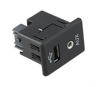 Jotekonoby Porta di interfaccia audio AUX per auto 28023-4BA0B per 2013-2019 Adattatore di ingresso ausiliario cruscotto presa stereo console centrale connettore musica