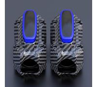 Jotekonoby Protezione in gomma per moto, staffa antigraffio per moto, blocco tampone assorbente, protezione in gomma adatta per manubri da 20-26 mm, (D)