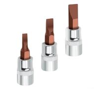 Jotekonoby Punta per cacciavite scanalata da 1/4 di pollice per FD4 FD5.5 FD7 in acciaio al cromo vanadio utensile manuale con cromatura lunga durata (FD7)