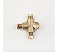 Jotekonoby Raccordo a T per tubo del freno B per auto e camion con 3 dadi maschio M10 per 3 oltre 16 Unione metrica 10 mm x 1 mm passo 3 vie connettore a T con compatibile