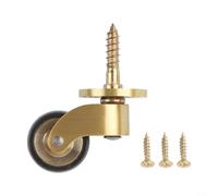 Jotekonoby Rotella in ottone resistente con rotazione a 360 gradi, cuscinetti silenziosi per mobili per divano, tavolo e supporto per piante (T4926)