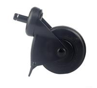 Jotekonoby Ruota di ricambio per grill, girevole a 360 gradi, con freno, per modelli Charbroil, resistente e per barbecue all'aperto