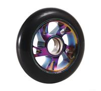 Jotekonoby Ruote per scooter Pro da 100 mm con mozzo in lega di alluminio, pneumatici in poliuretano ad alta elasticità, ruote di ricambio per monopattino acrobatico durevoli per prestazioni (sette