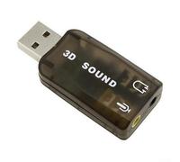 Jotekonoby Scheda audio USB 5.1 canali interfaccia audio esterna per PC, scheda audio digitale multicanale con tecnologia audio 3D Xear, manopola del volume, per laptop (nero)