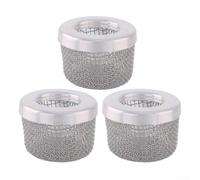 Jotekonoby Schermo filtro in acciaio inox a doppio strato per macchina spray, sostituzione filtro vernice 17mm, testa filtro spray, filtro impurità tubo di aspirazione