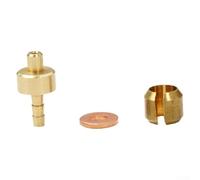 Jotekonoby Set di 5 teste a oliva, compatibili con modelli Hope, Tech3, E4, X2, corpo a 5 linee per inserto tubo HOPE, ago per olio in metallo e rondelle di ricambio