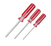Jotekonoby Set di 7 cacciaviti esagonali, magnetici, piatti, per riparazione di chiavi esagonali, con custodia da 1,5 mm-6 mm, per elettronica