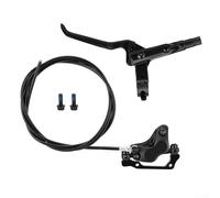 Jotekonoby Set di freni a disco idraulici per mountain bike, freni in lega a 4 pistoni con design a tubo diviso, compatibilità anteriore e posteriore, alluminio 6061 leggero (anteriore + posteriore)