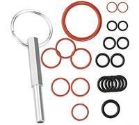 Jotekonoby Set di guarnizioni in silicone per macchine da caffè Jura, 22 pezzi, include chiave a testa ovale, compatibile con C, E, ENA, F, S, Z, X e Cappuccino M