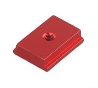Jotekonoby Slider a T in lega di alluminio per tavolo per la lavorazione del legno, dado a T M6/M8 compatibile con tavolo router, mitra, estensioni del tavolo, 1 pezzo rosso/(M6 rosso)