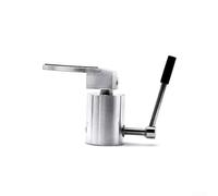 Jotekonoby Sollevatore per giradischi in metallo, compatto, 10 x 6 x 6 cm, staffa di sollevamento di sicurezza, compatibile con giradischi Pro-Ject E1 BT, design bianco e nero (argento)