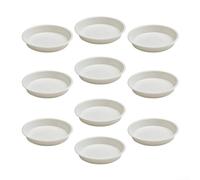 Jotekonoby Sottovasi per piante in PP ad alta resistenza, confezione da 10, lavabili e riutilizzabili, decorazione per camere da letto e uffici, forniture da giardino a risparmio idrico (2#)