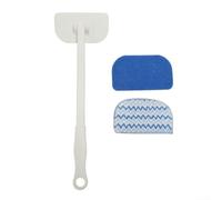 Jotekonoby Spazzola in spugna per uso domestico per piastrelle del bagno, vetro e porcellana, scrubber a scala con impugnatura comoda (C)