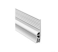 Jotekonoby Striscia di tenuta inferiore della porta per fessure, paraspifferi in TPE per porte, antivento, insonorizzata e ermetica, striscia di tenuta per soglia del pavimento, colore bianco