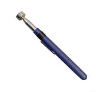 Jotekonoby Strumento telescopico magnetico in acciaio inox, magnete estensibile in metallo resistente, bacchetta di recupero per viti, dadi, bulloni, officina, garage (3,6 kg blu)