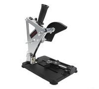 Jotekonoby Supporto per smerigliatrice angolare con base in ghisa per smerigliatrici da 100 mm e 125 mm, supporto regolabile con doppi cuscinetti, supporto per taglierina da officina