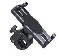 Jotekonoby Supporto per telefono da bicicletta regolabile per tapis roulant e macchine per esercizi fissi, 115-245 mm, con clip per tablet con angolo di visione flessibile, compatibile (nero)
