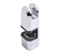 Jotekonoby Supporto regolabile per soffione doccia cromato staffa scorrevole girevole a 360 gradi Attacco per binario in ABS per bagno Supporto portatile regolabile in altezza