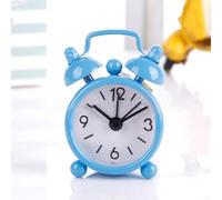 Jotekonoby Sveglia classica a doppia campana, display analogico con movimento silenzioso, orologio da scrivania compatto in metallo per casa, ufficio, camera da letto (1)