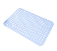 Jotekonoby Tappetino da bagno antiscivolo, con ventose, per bagno, ad asciugatura rapida, con texture per un massaggio confortevole, drenaggio rapido e macchina (blu poco profondo, 35 x 69 cm)