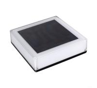 Jotekonoby Tappo per lampada solare per giardino, recinzione e passerella, ABS anti-UV, impermeabile IP68, 64 LED, tre modalità di illuminazione, prestazioni durature