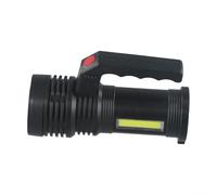 Jotekonoby Torcia a LED ricaricabile con 12000LM ad alta emissione di lumen, portata 5000 m, torcia portatile per campeggio e caccia, faretto di ricarica USB, impermeabile IP44