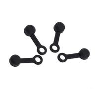 Jotekonoby Vite di spurgo per freno a disco idraulico per copertura, 50 pezzi, tappo rosso in gomma per Sram Nipple Mountain per bici Plus Road Dust freni per bicicletta, nero Hayes G (nero)