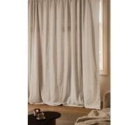Jotex Melanie - Tenda oscurante in misto lino, extra larga, 270 cm, a 2 strati, con funzione trasparente e oscurante, confezione da 1, motivo: scienze naturali, 270 x 300 cm
