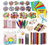JOTOL Lavoretti Creativi per Bambini,2500+ Pezzi DIY Art Craft Set,Kit Artigianali Giochi Kids Mestiere Fai da Te Decorazioni Giocattoli, 3+Anni