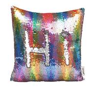 JOTOM Fodera per Cuscino Paillettes Reversibile Bicolore Colore Magico Federa per Divano Famiglia Soggiorno Camera da Letto Decorazione, 40x40cm(Multicolore)