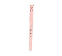 Joucien 6pc-0.5mm Cartoon Cute Pet Animal Moe Penna Neutra Cancellabile Facile Studente Cancellabile a Caldo Penna Neutra - Polo Rosa - Nucleo Blu