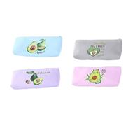 Joucien Astuccio per matite con simpatico motivo avocado in versione coreana, astuccio creativo semplice e personalizzato, stile misto, 19,5 x 3,5 x 9 cm