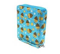 Joucien Borsa per cancelleria per studenti, astuccio per penne e articoli per disegno artistico, astuccio per matite colorate, borsa per cancelleria, piccola ape