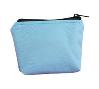 Joucien Borsa variegata del cambiamento della tela di colore solido, personalità semplice, semplice borsa di occhiali vari, Portamonete Blu Cielo, One size fits all