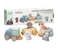 Joueco - The Wildies Family Treinset met dieren