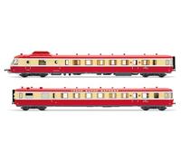 JOUEF HJ2461S SNCF, automotrice diesel RGP I con rimorchio, livrea TEE rosso/beige, ep. III, con decoder sonoro DCC Ferrovia 1x Locomotiva Diesel