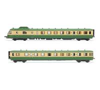 JOUEF HJ2462S SNCF, automotrice diesel RGP I con rimorchio, livrea verde/beige, ep. IV, con decoder sonoro DCC Ferrovia 1x Locomotiva Diesel