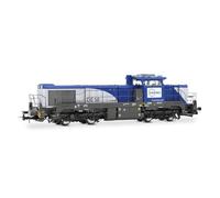 Jouef HJ2471S Europorte, locomotiva diesel Vossloh DE 18, livrea argento/blu, ep. VI, con decoder sonoro DCC Locomotiva - Diesel