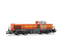 Jouef HJ2472S Millet Rail, locomotiva diesel Vossloh DE 18, livrea arancione/grigia, ep. VI, con decoder sonoro DCC Locomotiva - Diesel