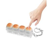 Jouet De DéCompression Pain Au Caramel Soulage L'AnxiéTé Fidget Keyboard Plastique Squeak Jouet Fidget Silencieux Pour Les Trajets Domicile-Travail, Les Voyages, Les Jeux, Le Repos, L'Attente