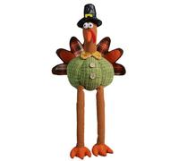 Jouet en peluche de dinde en peluche - Jouets de décoration de Ringraziamento, jouets en peluche créatifs de dinde à jambe suspendue pour la saison des récoltes | Figurine de fête d'automne, ornements