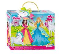 Giocattolino-Floor Puzzle Principesse, 60 pezzi. 400024