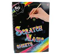 JouetPrive-Magic Color Scratch Book A4, 10 pagine