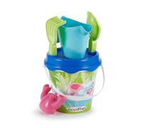 Jouets Ecoiffier - Secchio imbottito con fenicottero, 17 cm, 680, multicolore