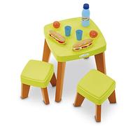Jouets Ecoiffier - Tavolo PIC nic + 2 sgabelli, 4620, Multicolore