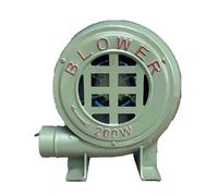 JOUFNING Soffiatore Centrifugo per Barbecue da 220 V - Soffiatore Elettrico per Fucina da Fabbro, Soffiatore d'Aria Commerciale Compatto Ed Efficiente dal Punto di Vista Energetico(80W)