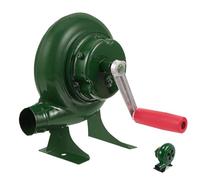 JOUFNING Soffiatore d'Aria A Manovella per Forgia da Fabbro, Soffietto per Barbecue da Esterno, Pala in Metallo per Ventilatore, Accendifiamma, per Fornelli da Campeggio E Picnic(150W)